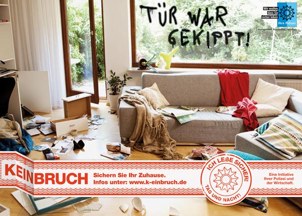 Titelbild der Einbruchschutz-Kampagne K-EINBRUCH.
