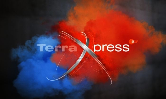 Logo: TerraXpress, Sendung des ZDF zum Thema Love Scamming.