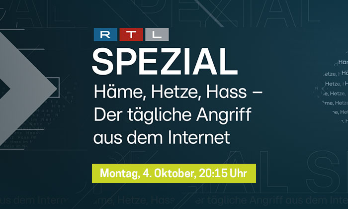 RTL Spezial Häme, Hetze, Hass - Der tägliche Angriff aus dem Internet