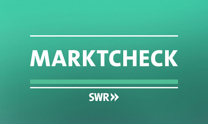grünes Logo der Sendung SWR-Markcheck