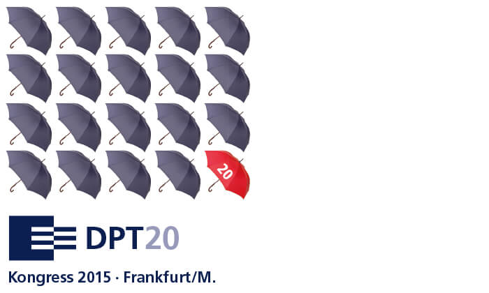 Logo: 20. Deutscher Präventionstag DPT.