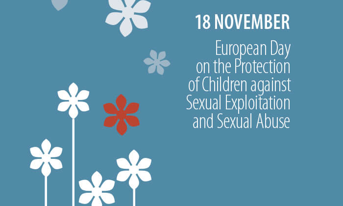 Europäischer Tag gegen sexuelle Gewalt.