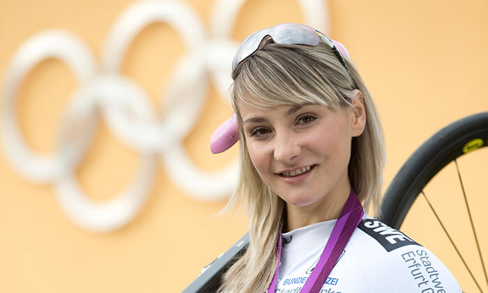 Olympia-Siegerin Kristina Vogel.