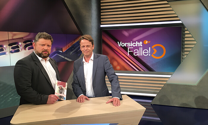 ProPK zu Gast bei "Vorsicht, Falle!" im ZDF.