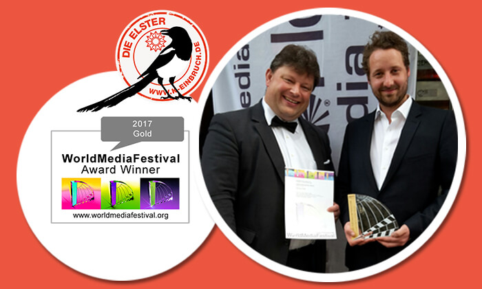 "Die Elster" erhält WorldMediaFestivals Award GOLD.
