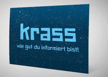 Infokarte Polizei für Dich "Krass".