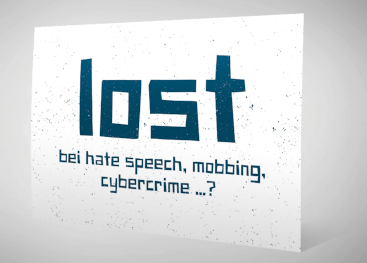 Infokarte Polizei für Dich "Lost".