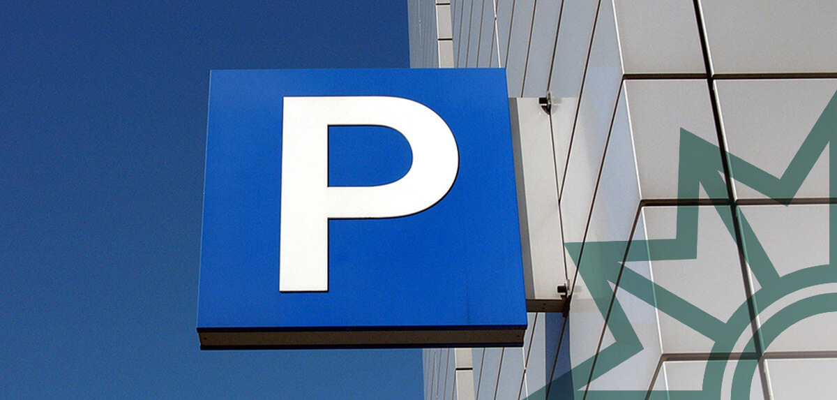 Parkplatz-Schild.
