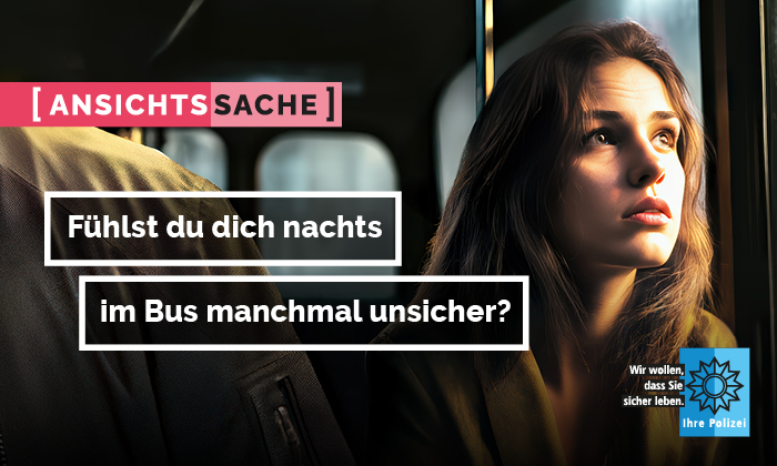 Sicherheitsgefühl von Frauen nachts im ÖPV.