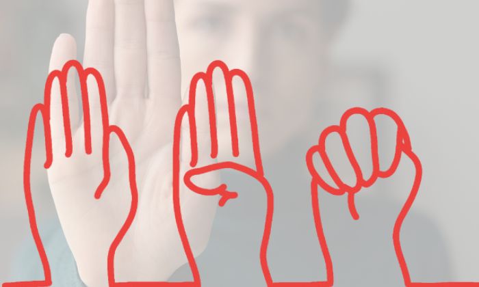 Signal for help #SignalForHelp