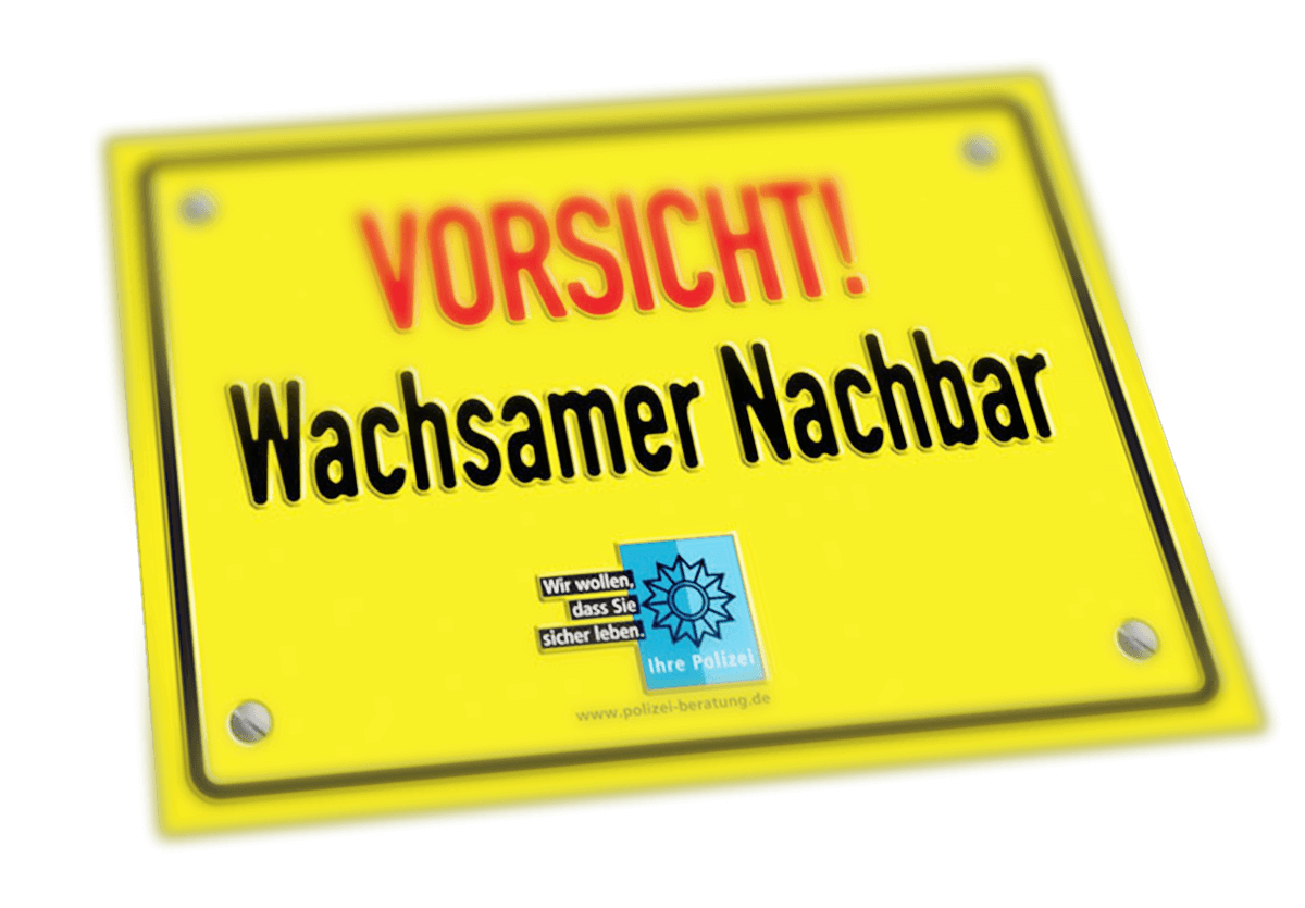 Produktbild "Vorsicht! Wachsamer Nachbar"