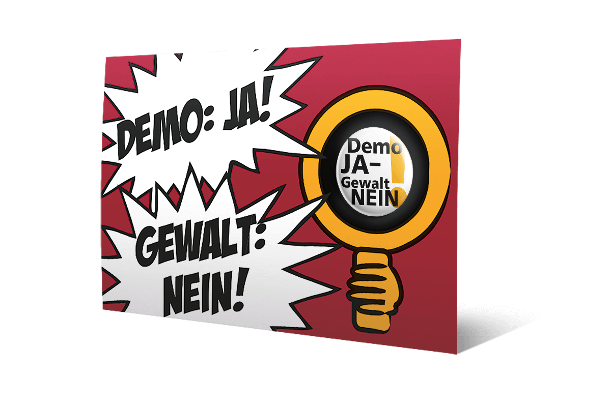 Produktbild "DEMO: JA! GEWALT: NEIN!"