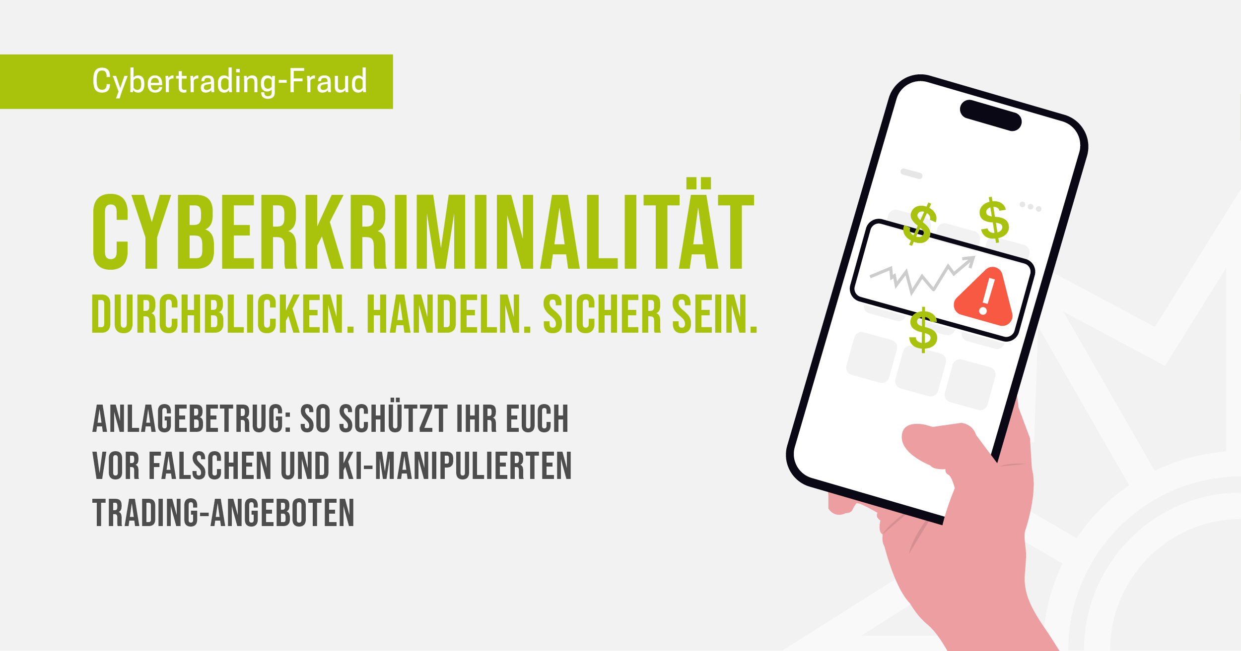 Bewerbung Cybertrading-Fraud Checklist.