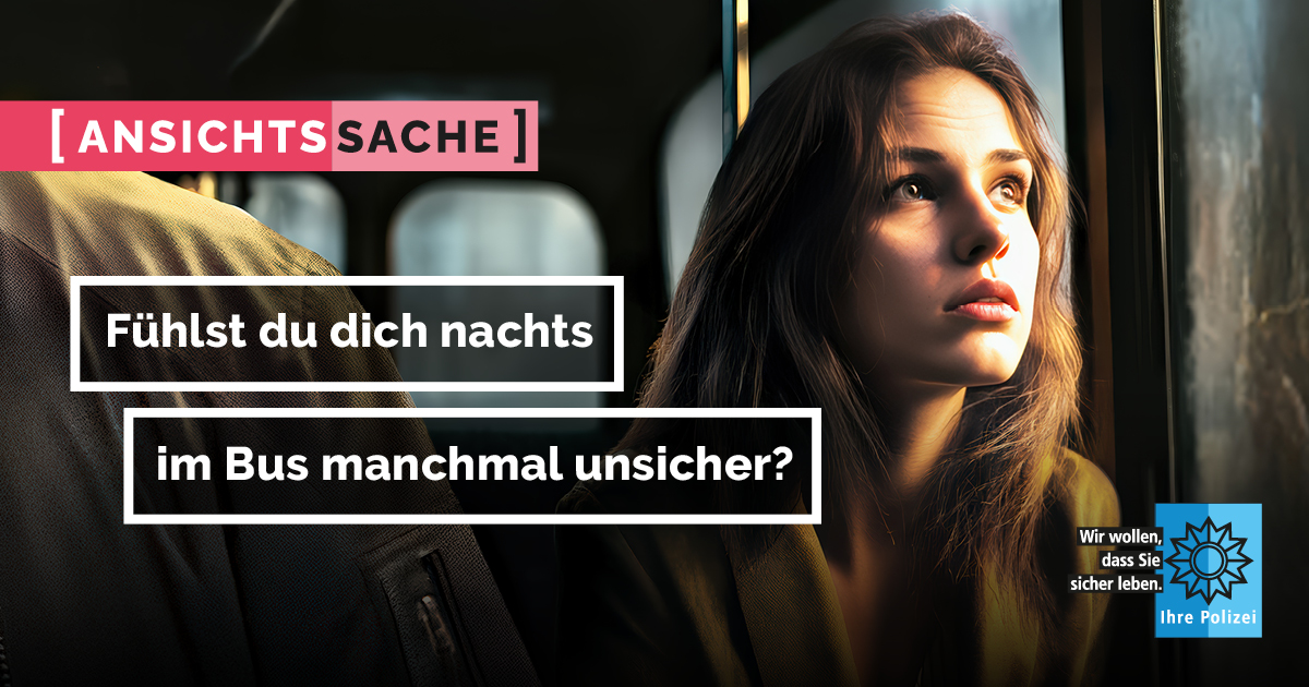 Fakten zum Sicherheitsgefühl von Frauen nachts im ÖPNV.